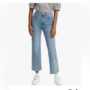 Levi's jeans High Waisted Crop Flare Jeans y2k minimalist nautical weekend sz 25